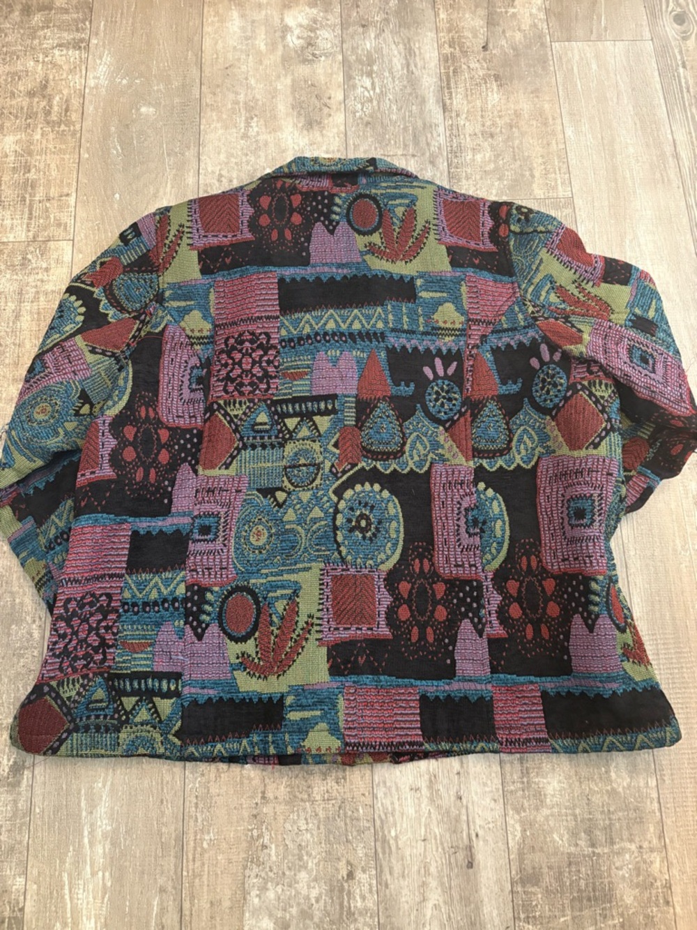 Chico's‎ Patterned Multi-Color Jacket - Picture 7 of 7